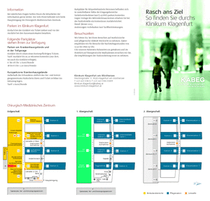 Lageplan Klinikum Klagenfurt