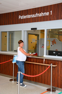 Patientenaufnahme