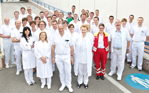 Team der Abt. für Anästhesiologie und Intensivmedizin