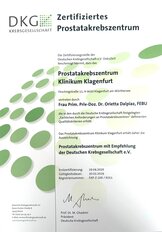 Zertifiziertes Prostatakrebszentrum Klinikum Klagenfurt